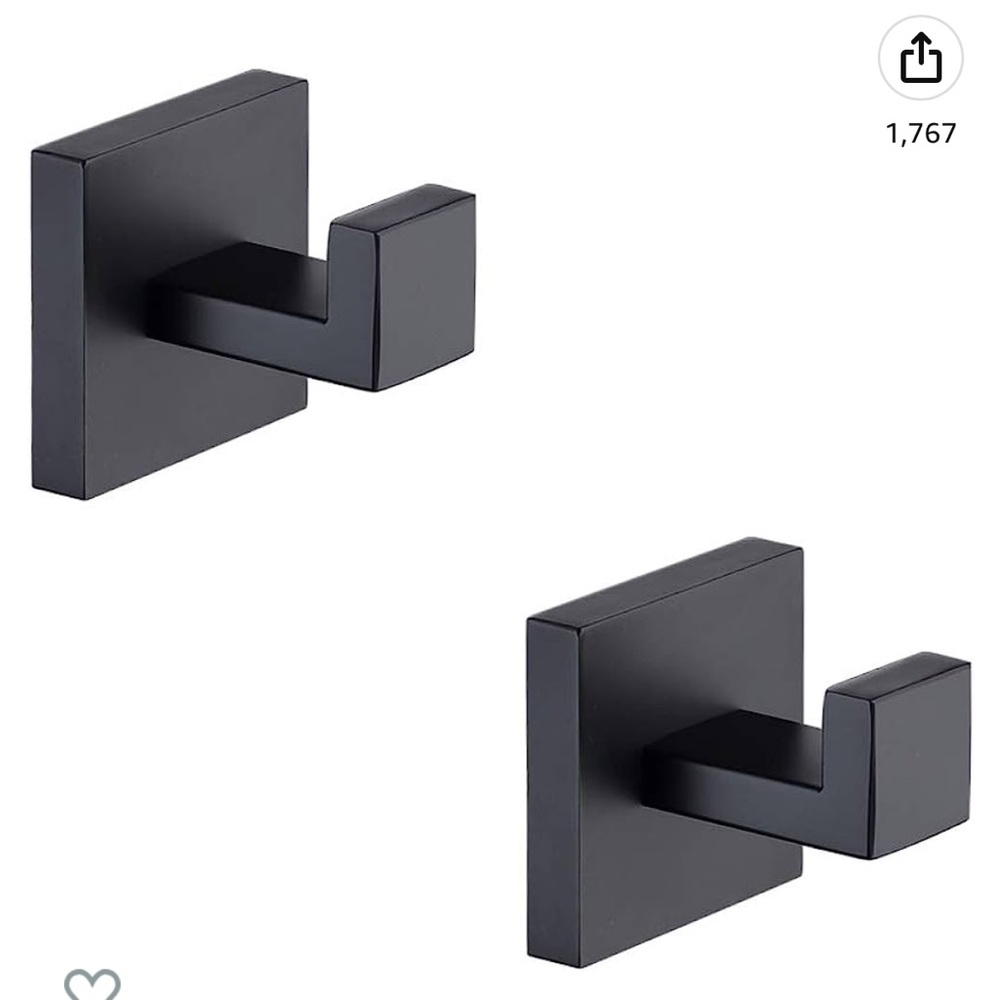 Towel hooks - set of 2